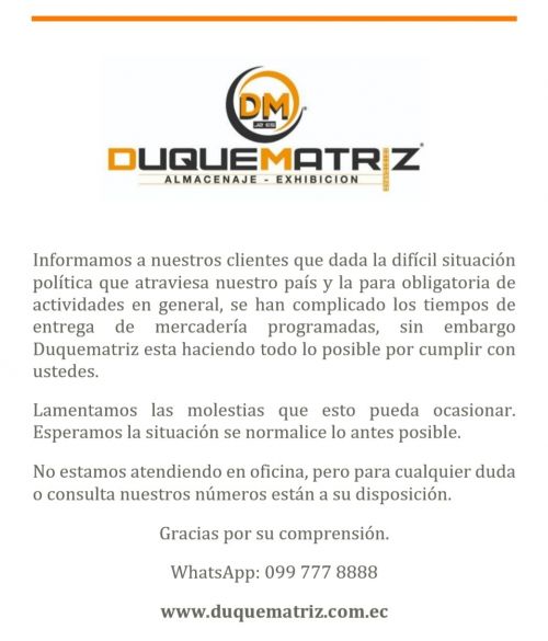 Informamos a nuestros clientes